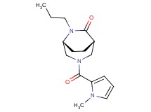 (1S*,5R*)-3-[(1-methyl-1H-pyrrol-2-yl)carbonyl]-6-propyl-3,6-diazabicyclo[3.2.2]nonan-7-one