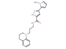 N-[3-(3,4-dihydro-1(2H)-quinolinyl)propyl]-3-(1-methyl-1H-pyrrol-2-yl)-1H-pyrazole-5-carboxamide