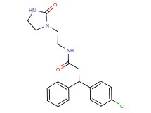 3-(4-chlorophenyl)-N-[2-(2-oxo-1-imidazolidinyl)ethyl]-3-phenylpropanamide