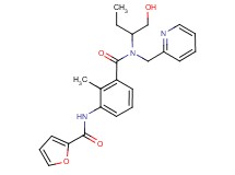 N-(3-{[[1-(hydroxymethyl)propyl](pyridin-2-ylmethyl)amino]carbonyl}-2-methylphenyl)-2-furamide