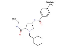 (4S)-1-(cyclohexylmethyl)-N-ethyl-4-[(4-methylbenzoyl)amino]-L-prolinamide