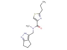 N-methyl-2-propyl-N-(2,4,5,6-tetrahydrocyclopenta[c]pyrazol-3-ylmethyl)-1,3-thiazole-4-carboxamide