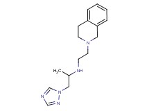 N-[2-(3,4-dihydroisoquinolin-2(1H)-yl)ethyl]-1-(1H-1,2,4-triazol-1-yl)propan-2-amine