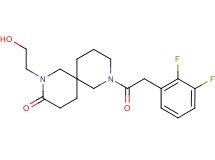 8-[(2,3-difluorophenyl)acetyl]-2-(2-hydroxyethyl)-2,8-diazaspiro[5.5]undecan-3-one