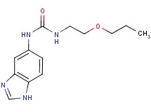N-1H-benzimidazol-5-yl-N'-(2-propoxyethyl)urea