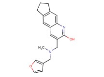 3-{[(3-furylmethyl)(methyl)amino]methyl}-7,8-dihydro-6H-cyclopenta[g]quinolin-2-ol