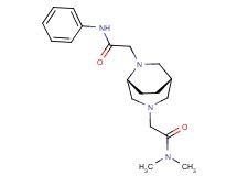 2-[(1S*,5R*)-6-(2-anilino-2-oxoethyl)-3,6-diazabicyclo[3.2.2]non-3-yl]-N,N-dimethylacetamide