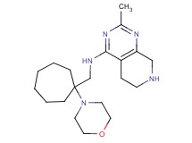 2-methyl-N-[(1-morpholin-4-ylcycloheptyl)methyl]-5,6,7,8-tetrahydropyrido[3,4-d]pyrimidin-4-amine