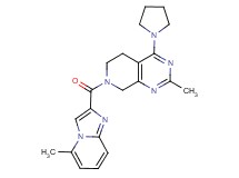 2-methyl-7-[(5-methylimidazo[1,2-a]pyridin-2-yl)carbonyl]-4-pyrrolidin-1-yl-5,6,7,8-tetrahydropyrido[3,4-d]pyrimidine