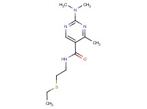 2-(dimethylamino)-N-[2-(ethylthio)ethyl]-4-methylpyrimidine-5-carboxamide