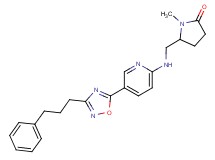 1-methyl-5-[({5-[3-(3-phenylpropyl)-1,2,4-oxadiazol-5-yl]pyridin-2-yl}amino)methyl]pyrrolidin-2-one