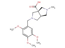 (3aS*,6aS*)-2-methyl-5-(2,4,5-trimethoxybenzyl)hexahydropyrrolo[3,4-c]pyrrole-3a(1H)-carboxylic acid