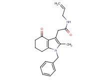 N-allyl-2-(1-benzyl-2-methyl-4-oxo-4,5,6,7-tetrahydro-1H-indol-3-yl)acetamide
