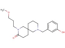 8-(3-hydroxybenzyl)-2-(3-methoxypropyl)-2,8-diazaspiro[5.5]undecan-3-one