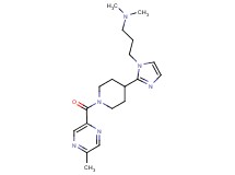 N,N-dimethyl-3-(2-{1-[(5-methylpyrazin-2-yl)carbonyl]piperidin-4-yl}-1H-imidazol-1-yl)propan-1-amine