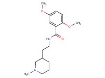 2,5-dimethoxy-N-[2-(1-methylpiperidin-3-yl)ethyl]benzamide
