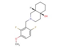 (4aS*,8aS*)-2-(2,6-difluoro-3-methoxybenzyl)octahydroisoquinolin-4a(2H)-ol