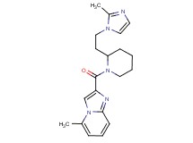5-methyl-2-({2-[2-(2-methyl-1H-imidazol-1-yl)ethyl]-1-piperidinyl}carbonyl)imidazo[1,2-a]pyridine