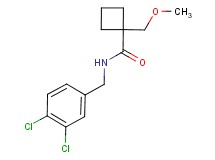 N-(3,4-dichlorobenzyl)-1-(methoxymethyl)cyclobutanecarboxamide