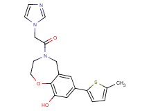 4-(1H-imidazol-1-ylacetyl)-7-(5-methyl-2-thienyl)-2,3,4,5-tetrahydro-1,4-benzoxazepin-9-ol