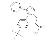 3-{4-phenyl-5-[4-(trifluoromethyl)phenyl]-1H-imidazol-1-yl}propanamide