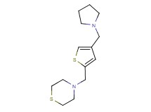 4-{[4-(pyrrolidin-1-ylmethyl)-2-thienyl]methyl}thiomorpholine