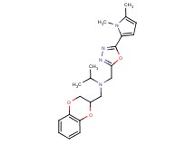 (2,3-dihydro-1,4-benzodioxin-2-ylmethyl){[5-(1,5-dimethyl-1H-pyrrol-2-yl)-1,3,4-oxadiazol-2-yl]methyl}isopropylamine