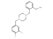 (2-{[4-(3,4-difluorobenzyl)piperazin-1-yl]methyl}phenyl)methanol