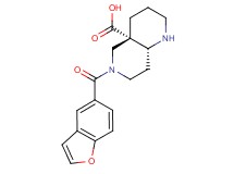 (4aS*,8aR*)-6-(1-benzofuran-5-ylcarbonyl)octahydro-1,6-naphthyridine-4a(2H)-carboxylic acid