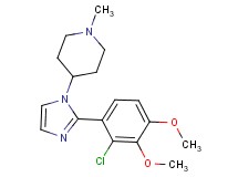 4-[2-(2-chloro-3,4-dimethoxyphenyl)-1H-imidazol-1-yl]-1-methylpiperidine