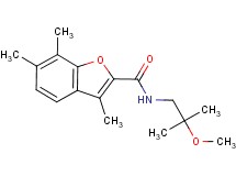 N-(2-methoxy-2-methylpropyl)-3,6,7-trimethyl-1-benzofuran-2-carboxamide
