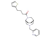 (1S*,5R*)-3-(2-pyridinylmethyl)-6-[4-(2-thienyl)butanoyl]-3,6-diazabicyclo[3.2.2]nonane