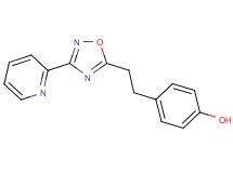 4-{2-[3-(2-pyridinyl)-1,2,4-oxadiazol-5-yl]ethyl}phenol