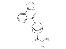 (1R*,5R*)-N,N-dimethyl-6-[2-(1H-tetrazol-5-yl)benzoyl]-3,6-diazabicyclo[3.2.2]nonane-3-carboxamide