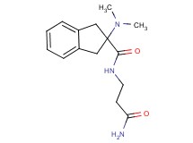 N-(3-amino-3-oxopropyl)-2-(dimethylamino)-2-indanecarboxamide