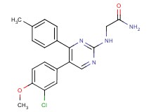 2-{[5-(3-chloro-4-methoxyphenyl)-4-(4-methylphenyl)pyrimidin-2-yl]amino}acetamide