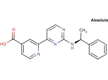 2-(2-{[(1S)-1-phenylethyl]amino}pyrimidin-4-yl)isonicotinic acid