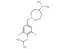 1-(3,5-dichloro-4-isopropoxybenzyl)-N,N-dimethyl-4-azepanamine