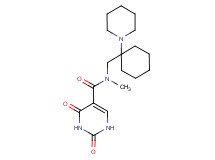 N-methyl-2,4-dioxo-N-{[1-(1-piperidinyl)cyclohexyl]methyl}-1,2,3,4-tetrahydro-5-pyrimidinecarboxamide