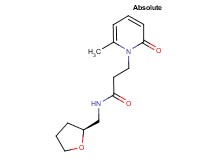 3-(6-methyl-2-oxopyridin-1(2H)-yl)-N-[(2S)-tetrahydrofuran-2-ylmethyl]propanamide