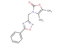 4,5-dimethyl-3-[(5-phenyl-1,2,4-oxadiazol-3-yl)methyl]-1,3-oxazol-2(3H)-one