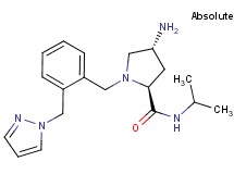 (2S,4R)-4-amino-N-isopropyl-1-[2-(1H-pyrazol-1-ylmethyl)benzyl]pyrrolidine-2-carboxamide