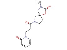 3-methyl-7-[3-(2-oxo-1(2H)-pyridinyl)propanoyl]-1-oxa-3,7-diazaspiro[4.4]nonan-2-one