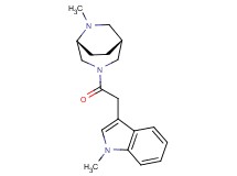 (1R*,5R*)-6-methyl-3-[(1-methyl-1H-indol-3-yl)acetyl]-3,6-diazabicyclo[3.2.2]nonane