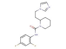 N-(2,4-difluorophenyl)-2-[2-(1H-imidazol-1-yl)ethyl]-1-piperidinecarboxamide