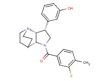 3-[(3R*,3aR*,7aR*)-1-(3-fluoro-4-methylbenzoyl)octahydro-4,7-ethanopyrrolo[3,2-b]pyridin-3-yl]phenol