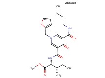 methyl N-{[5-[(butylamino)carbonyl]-1-(2-furylmethyl)-4-oxo-1,4-dihydro-3-pyridinyl]carbonyl}-L-isoleucinate