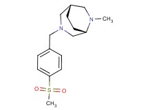 (1R*,5S*)-6-methyl-3-[4-(methylsulfonyl)benzyl]-3,6-diazabicyclo[3.2.2]nonane