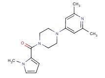 1-(2,6-dimethyl-4-pyridinyl)-4-[(1-methyl-1H-pyrrol-2-yl)carbonyl]piperazine