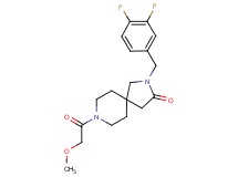 2-(3,4-difluorobenzyl)-8-(methoxyacetyl)-2,8-diazaspiro[4.5]decan-3-one